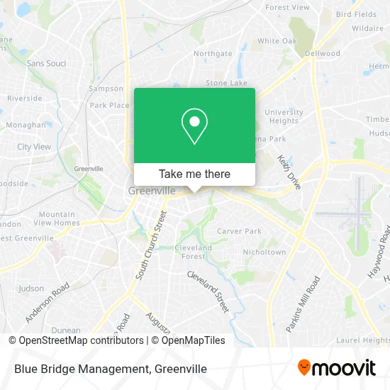 Blue Bridge Management map
