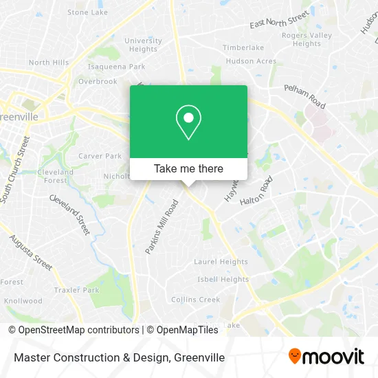 Master Construction & Design map