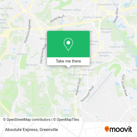 Absolute Express map