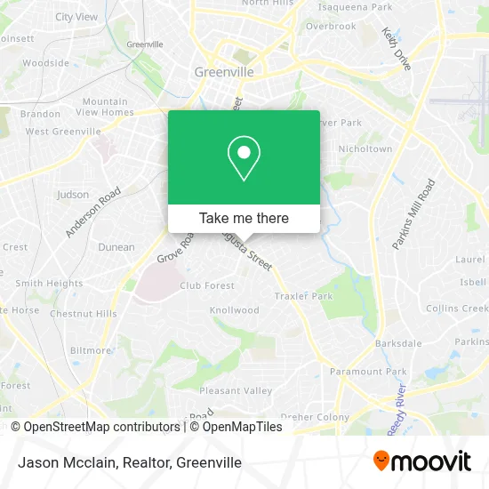 Jason Mcclain, Realtor map