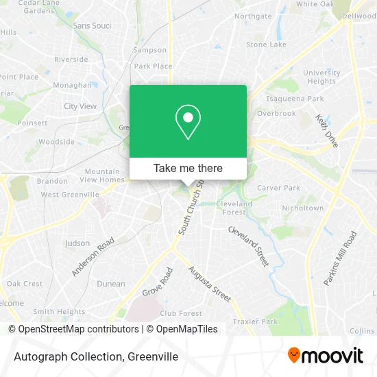 Autograph Collection map