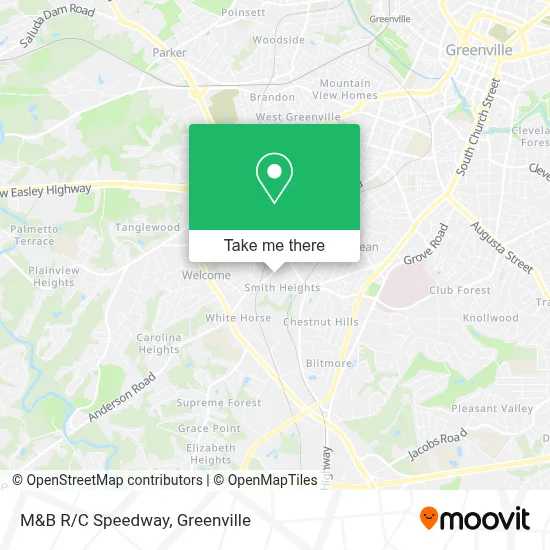 M&B R/C Speedway map