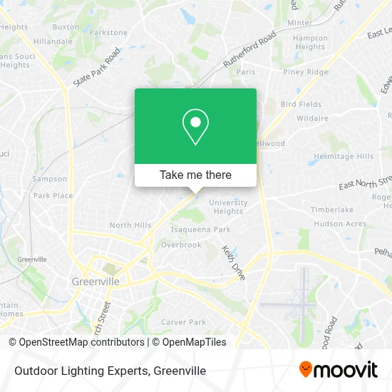 Outdoor Lighting Experts map