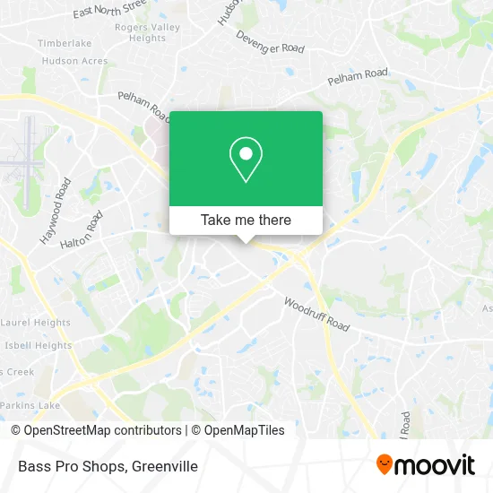 Bass Pro Shops map