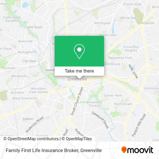 Family First Life Insurance Broker map