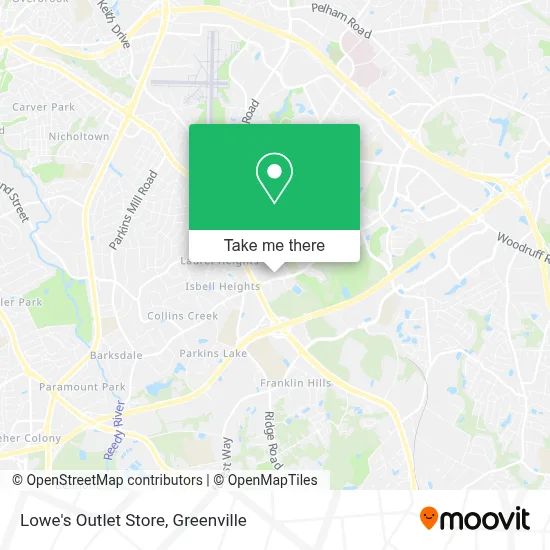 Lowe's Outlet Store map
