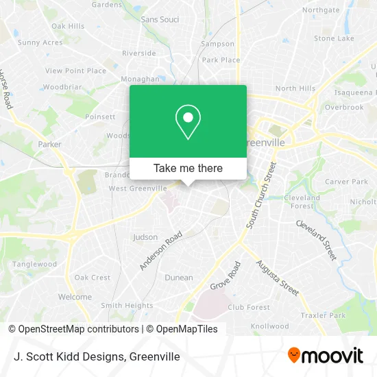 J. Scott Kidd Designs map