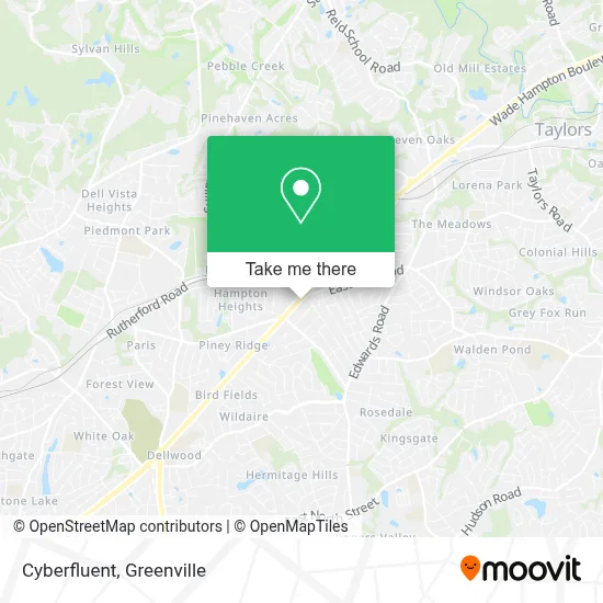 Cyberfluent map