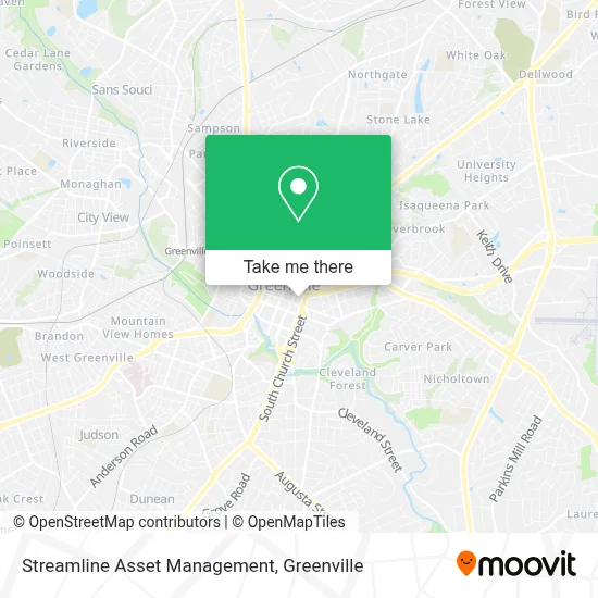 Streamline Asset Management map