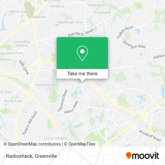 Mapa de Radioshack