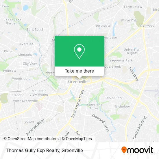 Thomas Gully Exp Realty map