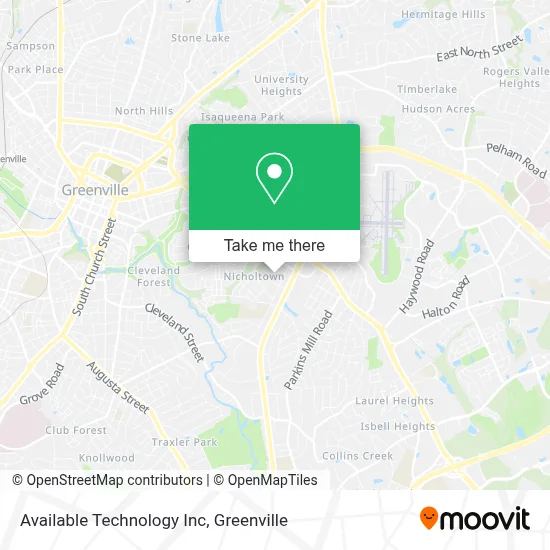 Available Technology Inc map