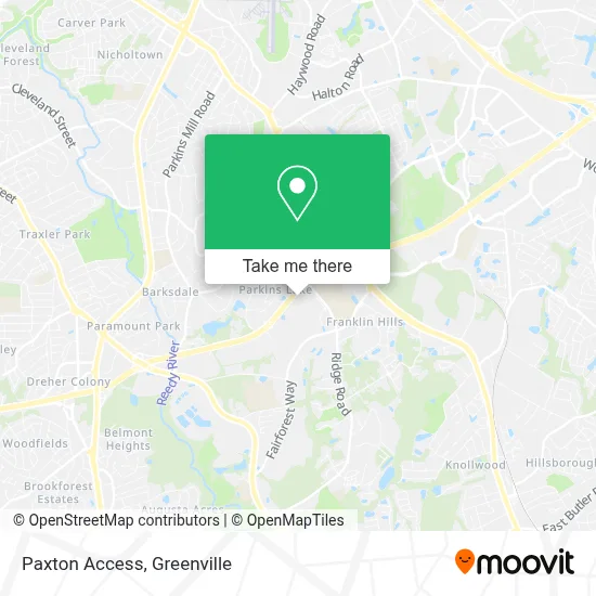 Paxton Access map