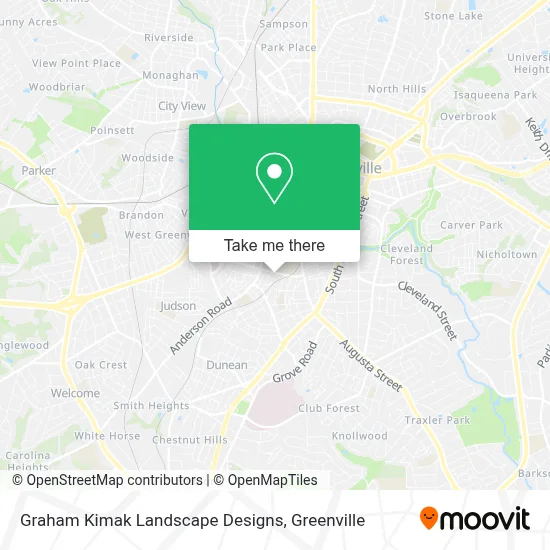 Graham Kimak Landscape Designs map