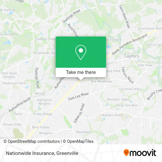 Nationwide Insurance map