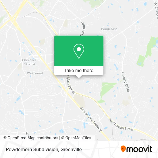 Powderhorn Subdivision map