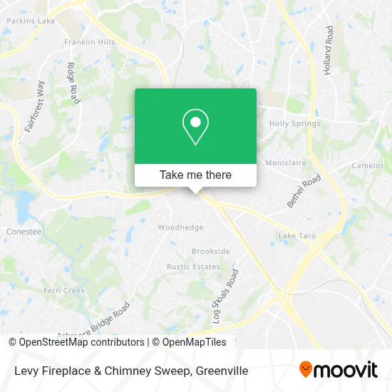 Levy Fireplace & Chimney Sweep map
