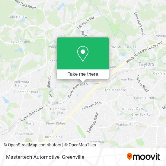 Mastertech Automotive map