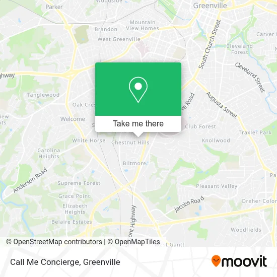 Call Me Concierge map