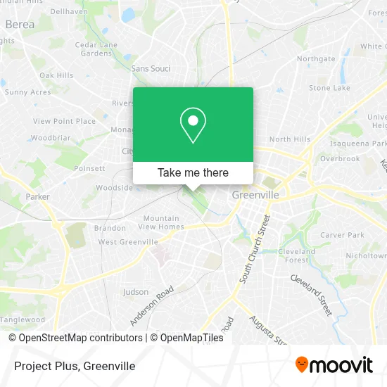 Project Plus map