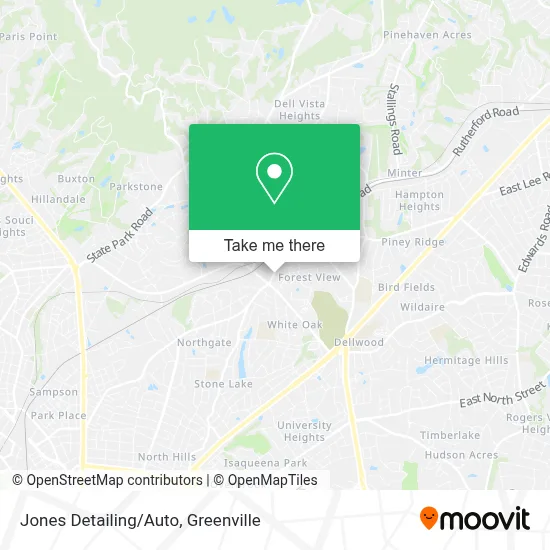 Jones Detailing/Auto map