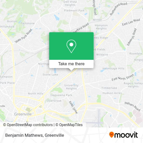 Benjamin Mathews map