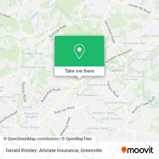 Gerald Knisley: Allstate Insurance map