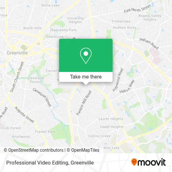 Professional Video Editing map