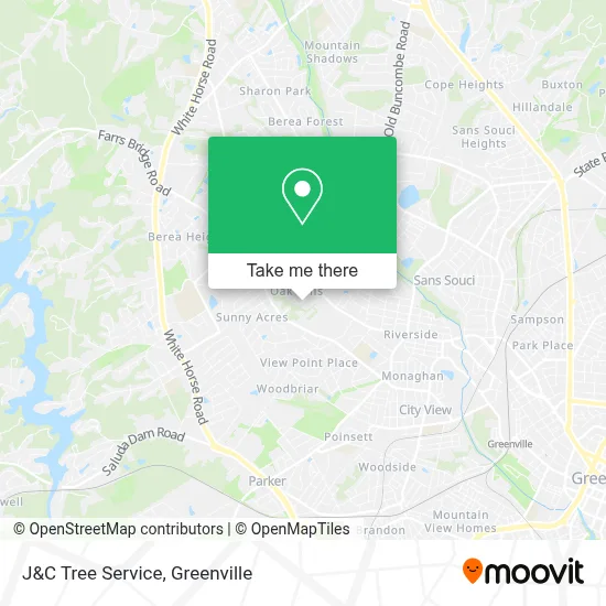J&C Tree Service map