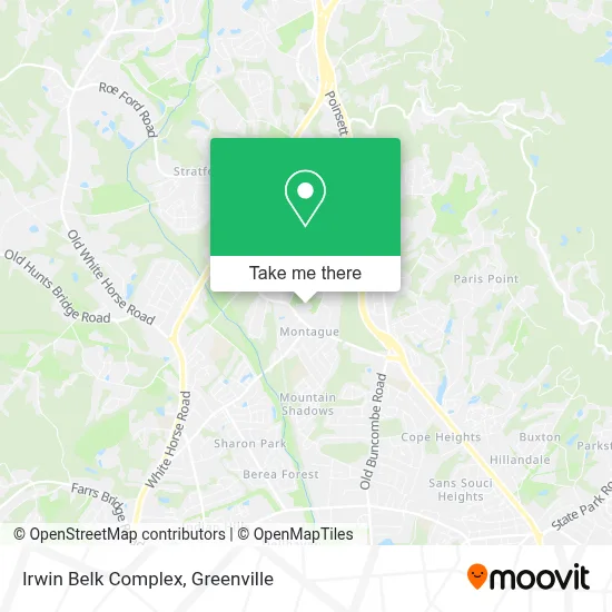 Irwin Belk Complex map