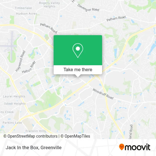 Jack In the Box map