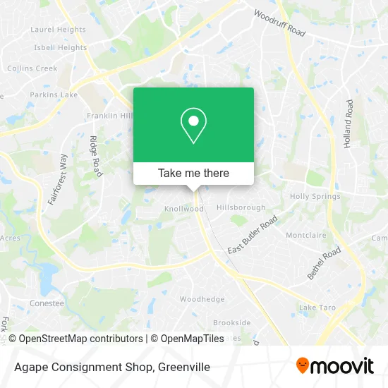 Agape Consignment Shop map