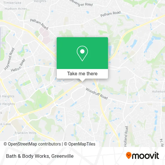 Bath & Body Works map