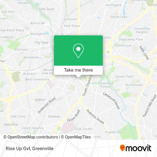 Rise Up Gvl map