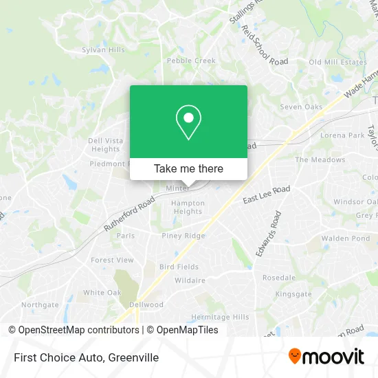 First Choice Auto map