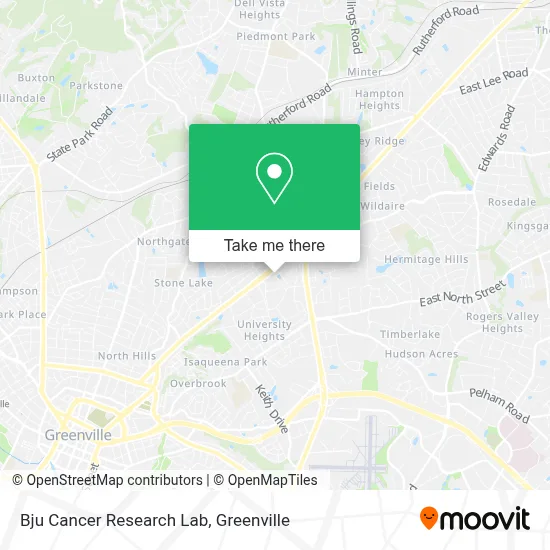 Bju Cancer Research Lab map