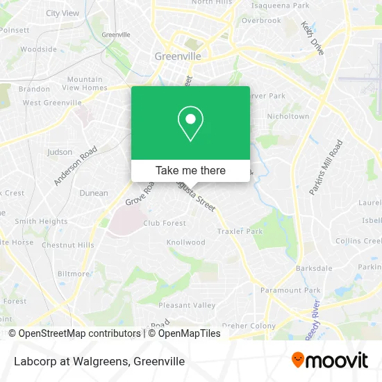 Labcorp at Walgreens map