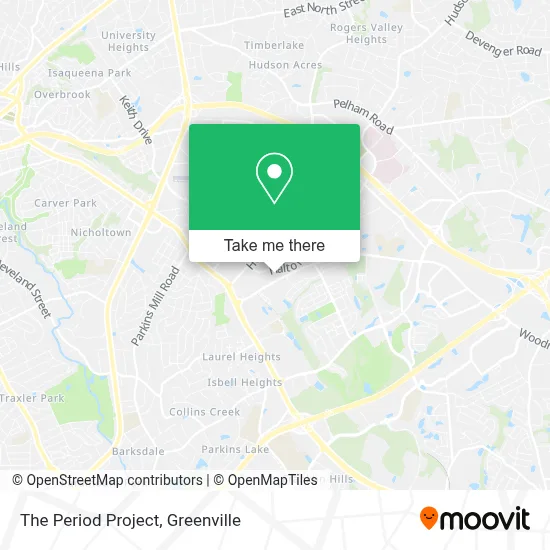 The Period Project map