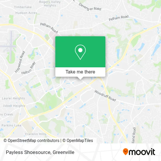 Payless Shoesource map
