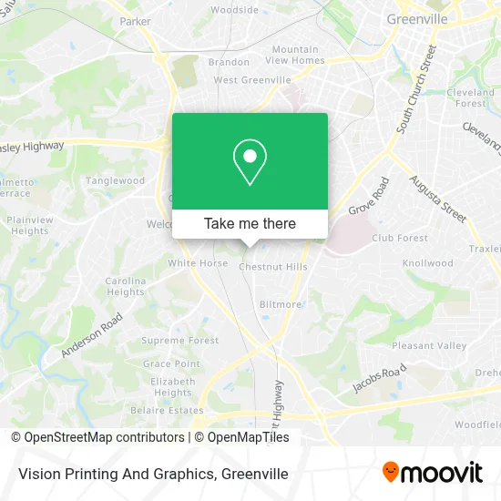 Vision Printing And Graphics map
