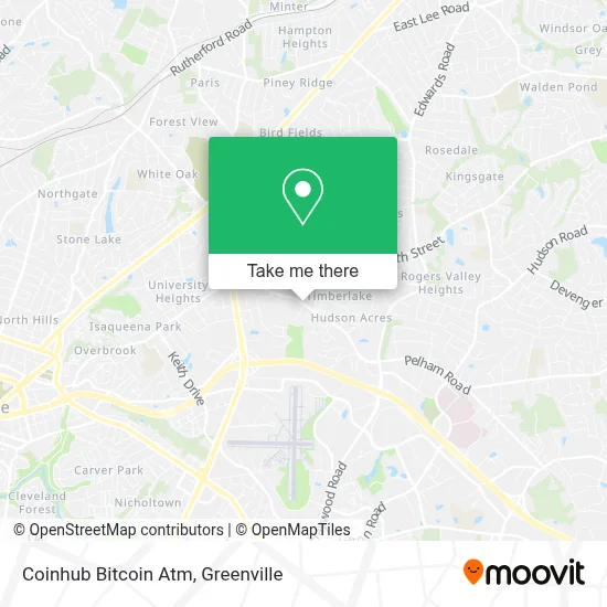 Coinhub Bitcoin Atm map