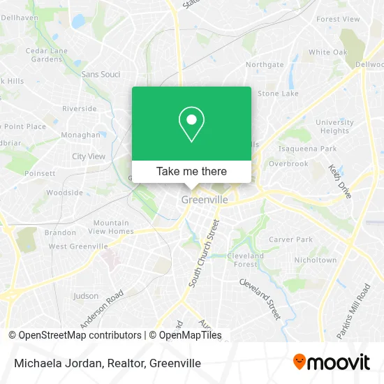 Michaela Jordan, Realtor map