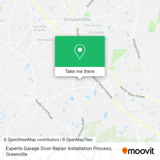 Experts Garage Door Repair Installation Process map