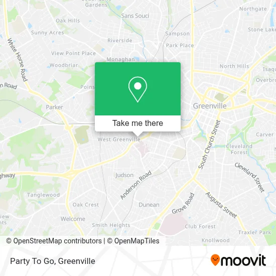 Party To Go map
