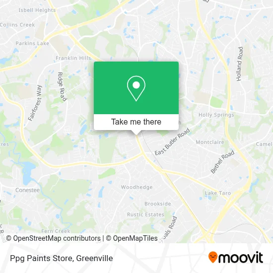 Ppg Paints Store map