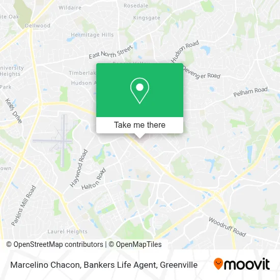 Marcelino Chacon, Bankers Life Agent map