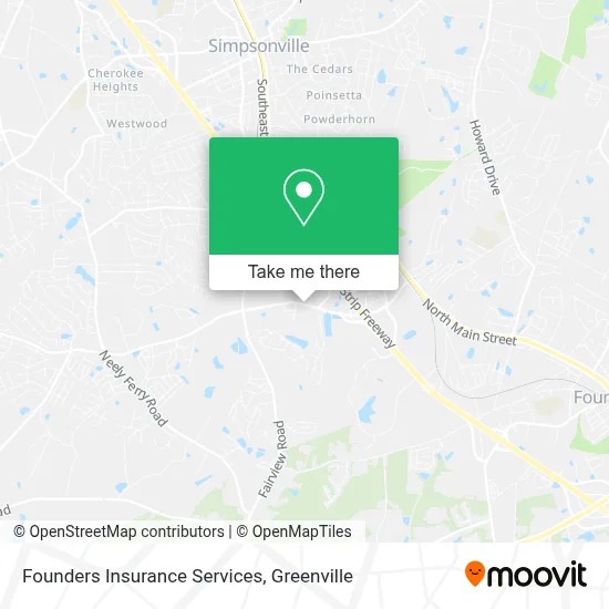Founders Insurance Services map