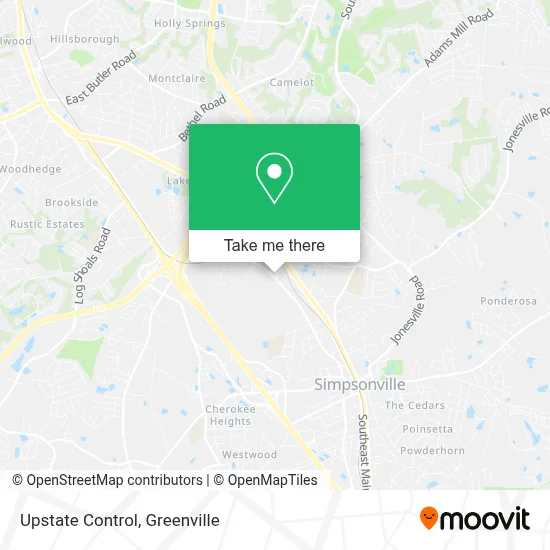 Upstate Control map
