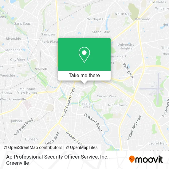 Ap Professional Security Officer Service, Inc. map