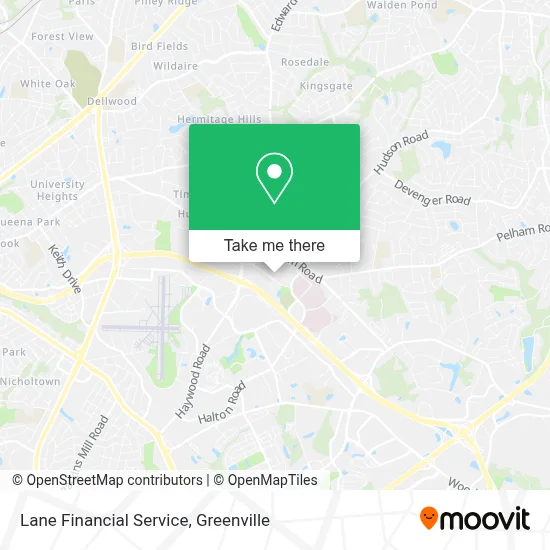 Lane Financial Service map